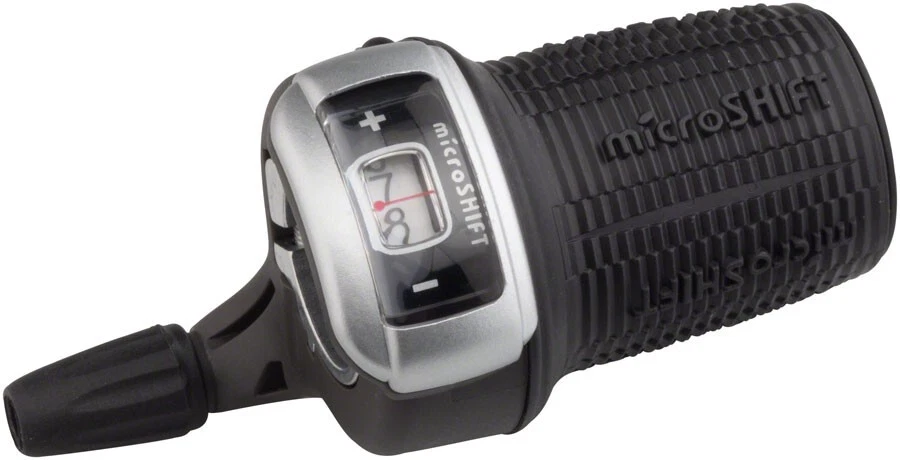 microSHIFT DS85 Right Twist Shifter, 8-Speed, Optical Gear Indicator, Shimano Co - Image 1 of 1