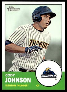 2012 Topps Heritage Minor League 140 Cody Johnson Trenton Thunder