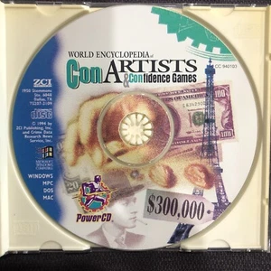World Encyclopedia Con Artists & Con Fidence Games Cd Rom  - Picture 1 of 4