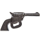 Ouvre-bouteille pistolet revolver - rouille - fonte. Western Cowboy Home Decor 