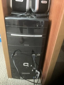 Compaq Presario Desktop Tower Computer Black Case AMD 2.70GHz 3072MB Ram CQ5000 - Picture 1 of 5
