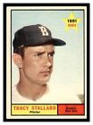1961 TOPPS TRACY STALLARD #81 ROOKIE CARD BOSTON RED SOX HIGHER HIGH GRADE GREAT. rookie card picture