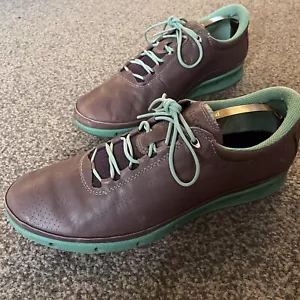 Ecco Cool Gore Tex Ciruela Yak Cuero Zapatos Informales Caminar Reino Unido Talla 7.5 EU 41 - Imagen 1 de 9