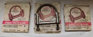 (3) HECO Dyna-Grip Super Duty Exhaust System Clamp 4" 24405 for Flexible Tubing - Picture 1 of 4