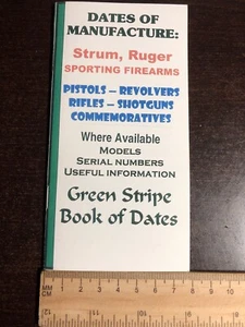 Dates Of Manufacture Sturm Ruger - Picture 1 of 5