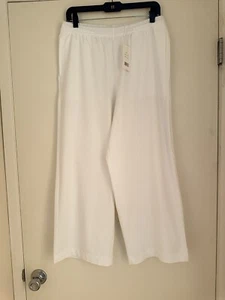 vince Cropped Cotton Wide Leg Sweat pants women Size Medium - Picture 1 of 4