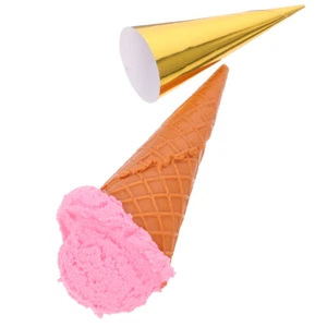 Ice Cream Decorative Model Fake Cone Prop Realistic Dessert Photographic - Picture 1 of 12