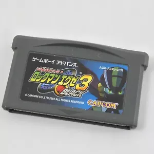 Gameboy Advance ROCKMAN Megaman EXE 3 BLACK Cartridge Only Nintendo 6391 gbac - Picture 1 of 4