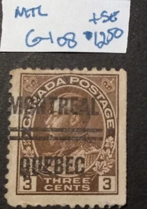 Precancel MTL 6-108 CV $12.50 ++ with rare right straight edge , see why - Picture 1 of 3