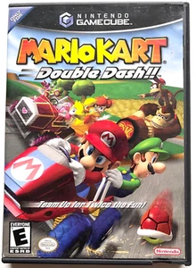 ORIGINAL NINTENDO GAMECUBE "MARIOKART DOUBLE DASH!!" BLACK LABEL SPIEL KOMPLETT - Bild 1 von 2