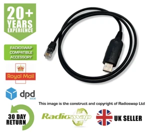 PROGRAMMING LEAD USB (RS-KPG-4) FITS KENWOOD SIX-PIN MOBILE RADIO - Picture 1 of 12