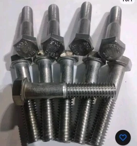 Hex Cap Bolt 3/8- 16- 2 Grade 18-8 ASTM Fastenal Stainless 10 Pieces NEW - Picture 1 of 1