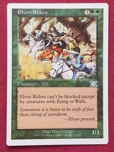 Magic The Gathering 6ª EDICIÓN ELVEN RIDERS tarjeta verde Magic The Gathering - Imagen 1 de 2