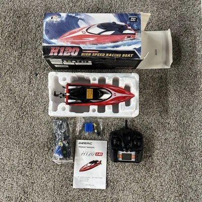 DEERC H120 Multicolor Rechargeable High Speed 2.4G Remote Control Racing Boat - Image 1 of 4