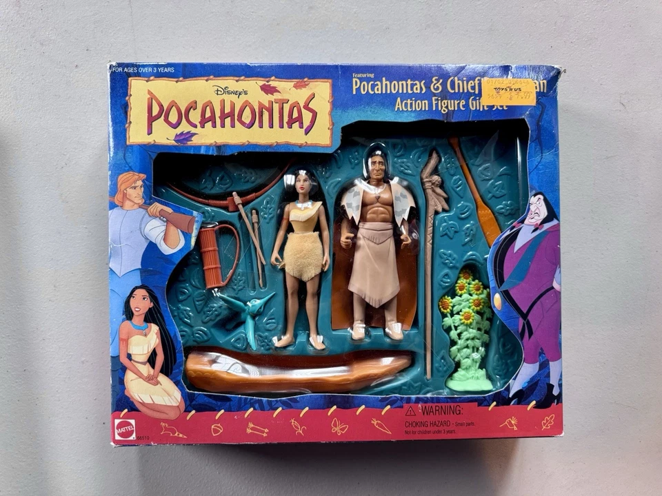 Mattel Pocahontas & Chief Powhatan Figura de Acción Set de Regalo De Colección Sin Abrir Foto 1 de 1