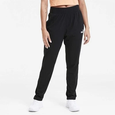 BNWT PUMA Women's Drapey Joggers Black Jogging Bottoms NEW - Image 1 of 4