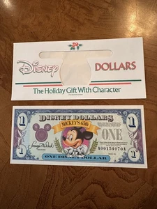 Walt Disney 1993 65 aniversario 1 dólar - Mickey Mouse con sobre original - Imagen 1 de 2