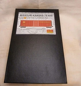 Z MISSOURI-KANSAS-TEXAS Z Scale 1:220 Train 4 Car Runner Pack MKT Hydroframe-60 - Picture 1 of 12
