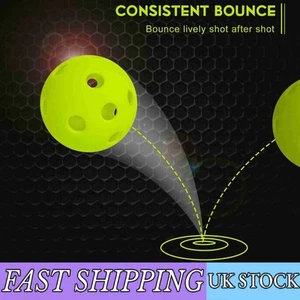 Premium Indoor Pickleball Balls Set for Professional Tournament Play 6 Pieces UK - Picture 1 of 11