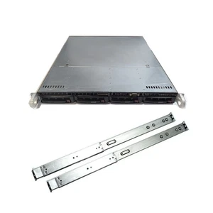 Supermicro SC813M X7SBL 1U Server Intel Core 2 Duo E7500 @2.93GHz 4GB RAM 1TB... - Picture 1 of 4