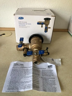 Zurn 34-720A Wilkins Pressure Vacuum Breaker 3/4-Inch Assembly - Image 1 of 4