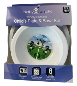 Set piatto e ciotola bambino fanatico Università dell'Oregon UO 6+ mesi USA nuovo - Foto 1 di 14