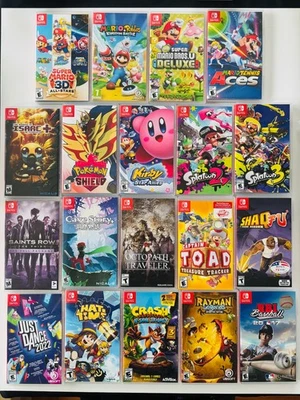 U PICK! Juegos Nintendo Switch - Pokemon Splatoon Super Mario 3D Kirby Cave Story Foto 1 de 4
