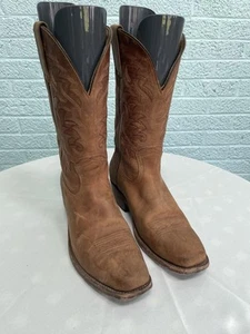 Moonshine Spirit Crazy Horse Westernstiefel Herren Größe 8,5 D eckige Zehenpartie braun BBM85 - Bild 1 von 17