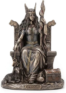 Diosa nórdica Frigga regalos de amor y matrimonio para mujeres estatua resina fundida en frío An - Imagen 1 de 7