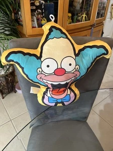 Simpsons Krusty Clown riesiges Kissen Plüsch 20”x16” Universal Studios schön/gebraucht - Bild 1 von 9