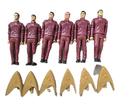 Playmates 2009 Star Trek 3.75" Colección Galaxia Figuras Cadete Set #2 PERSONALIZADO Foto 1 de 4