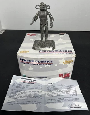 GI JOE 2000 Hasbro Collectors Action Sailor Frogman - Peltre Classics Certificado de Autenticidad Foto 1 de 4
