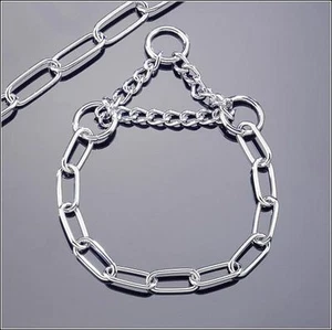 Herm Sprenger collare per cane maglia lunga maglia lunga cromata Martingale 4,0 mm mezzo controllo - Foto 1 di 1