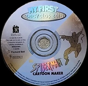 Vintage Spider-Man Cartoon Maker My First Encyclopedia 1995 PC CD - Picture 1 of 2