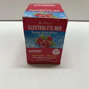 Electrolyte Mix Super Hydration Formula + Trace Minerals-Raspberry EXP 05/2026+ - Picture 1 of 5
