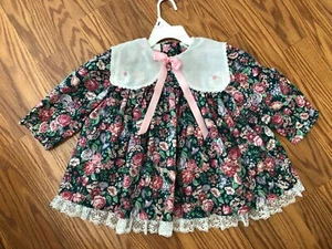 Vintage Carter's Toddler Girls Flowered Dress Size 24 mo. - Picture 1 of 6