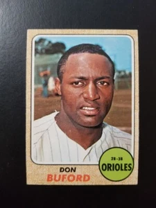 DON BUFORD 1968 TOPPS BASEBALL #194 BALTIMORE ORIOLES - Picture 1 of 2