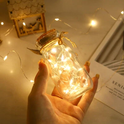 String Fairy Lights Wire Decorations Lights  For Wedding Christmas Party Decor - Image 1 of 4