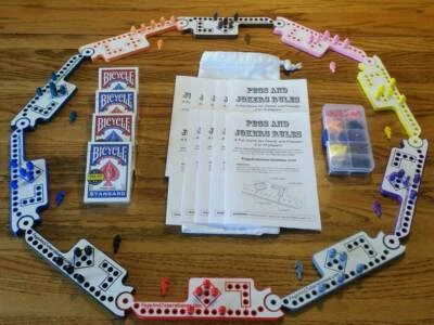 10 Players Pegs and Jokers or Marbles NEW American Made in USA Family Game Night - Image 1 of 4