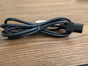 Longwell 6716000710P Black Power Cord for HP -- Length: 6 FT -- 18 AWG - Picture 1 of 4
