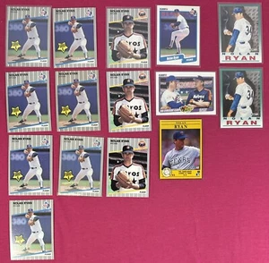 LOT of *15* - 1989-1992 NOLAN RYAN - HOF BASEBALL - FLEER / Special - HIGH GRADE - Picture 1 of 5