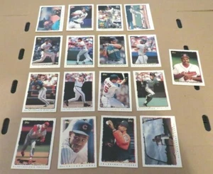 1995 Topps 17 Card Lot Hall of Famers and Stars Johnson Martinez Molitor - Picture 1 of 1