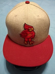 Iowa State Cyclones New Era 59Fifty Fitted Hat 7 3/8 Wool Cap ISU University CY - Picture 1 of 13