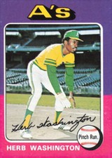 1975 Topps Mini #407 Herb Washington   Card TCCCX