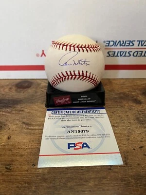 PAUL MOLITOR  OFFICAL MAJOR LEAGUE BALL  SIGNED HALL OF FAME PSA AN 15079 - Image 1 of 2