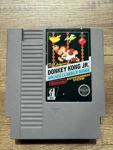 1986 DONKEY KONG JR. 5 SCREW • WORKS • VINTAGE NES NINTENDO VIDEO GAME - Picture 1 of 1