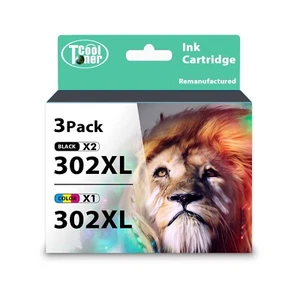 1-3x Druckerpatronen für HP 302 XXL OfficeJet 1110 3830 3831 3832 3833 3834 4650 - Bild 1 von 6