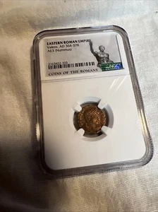 Eastern Roman Empire Valens, AD 364-378 AE3 (Nummus) Decline & Fall of Rome NGC - Picture 1 of 6