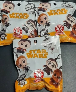 Funko 3 x Star Wars Mystery Minis Plushies Collectible Plush Blind Bag NEW - Picture 1 of 2