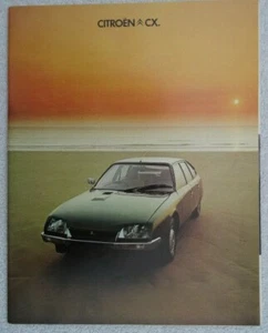 Citroen CX 1977 brochure- 2000,2400,2200D, 2500D,GTi,Prestige,Pallas,Safari,Fami - Picture 1 of 10